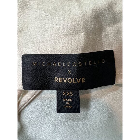 Rare Michael Costello X Revolve XXS Porter Dress Mint Ombre Cowl Neck Maxi Dress - Picture 3 of 12